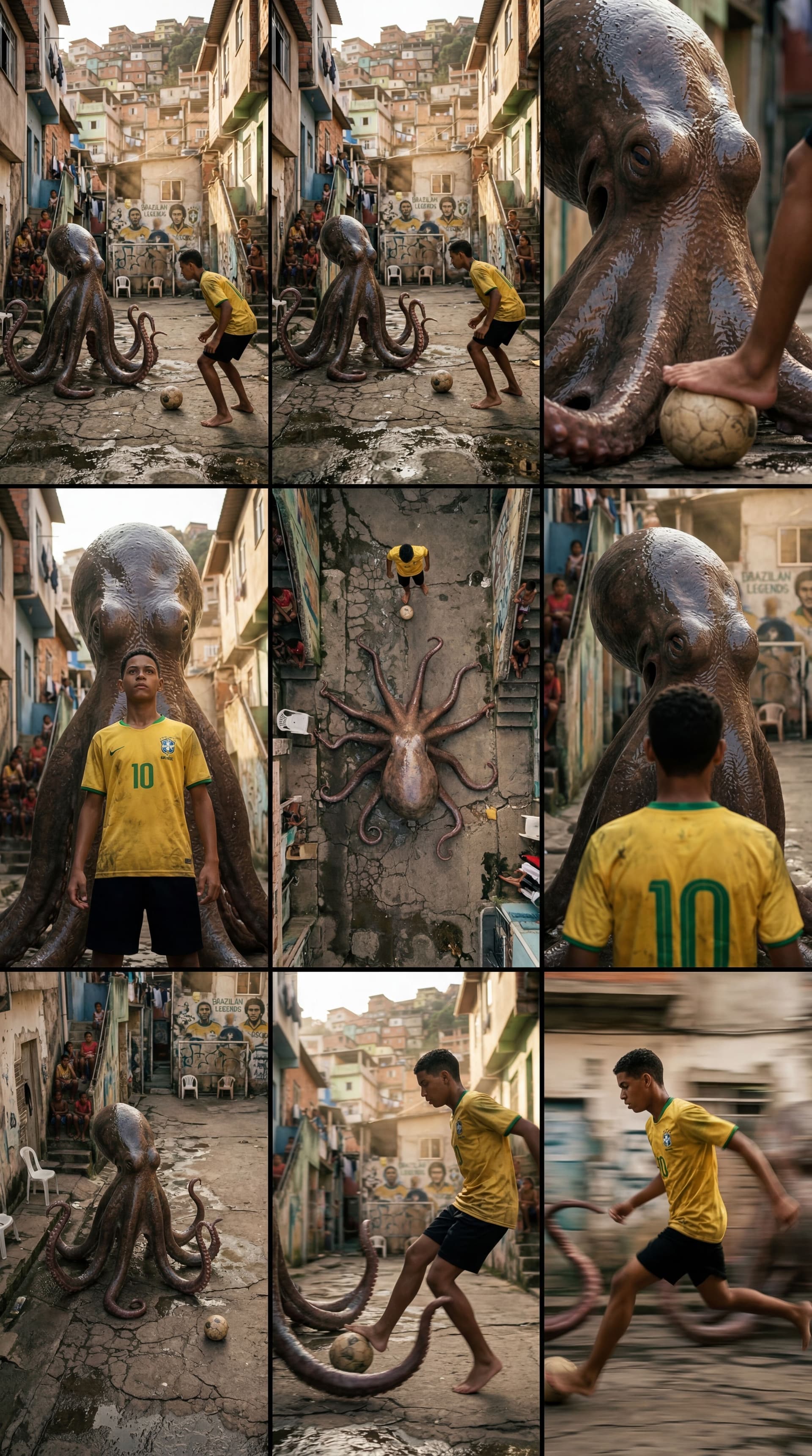 Kraken plays football